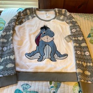 Disney Eeyore Fleece Sweater XXL